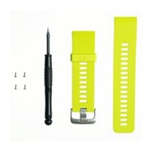 ForeRunner® 35 Watch Band - Silicone Limelight with Silver Hardware