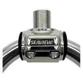 Support de rail d'antenne en acier inoxydable