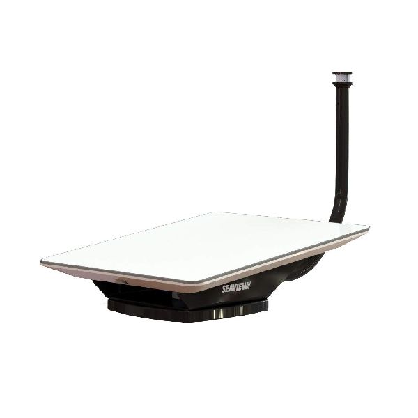 Starlink Flat HP Angled Wedge Base + LED Light - Black