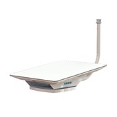 Base inclinée HP plate Starlink + lumière LED - Blanc