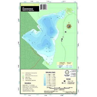 Paper chart : Maskinongé Lake - Stratford Canton