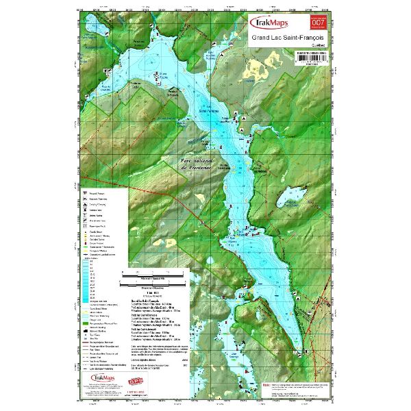 Paper chart : St-François Great Lake