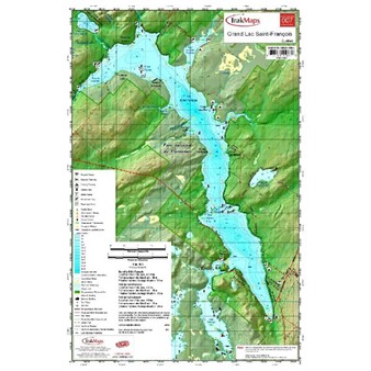 Paper chart : St-François Great Lake