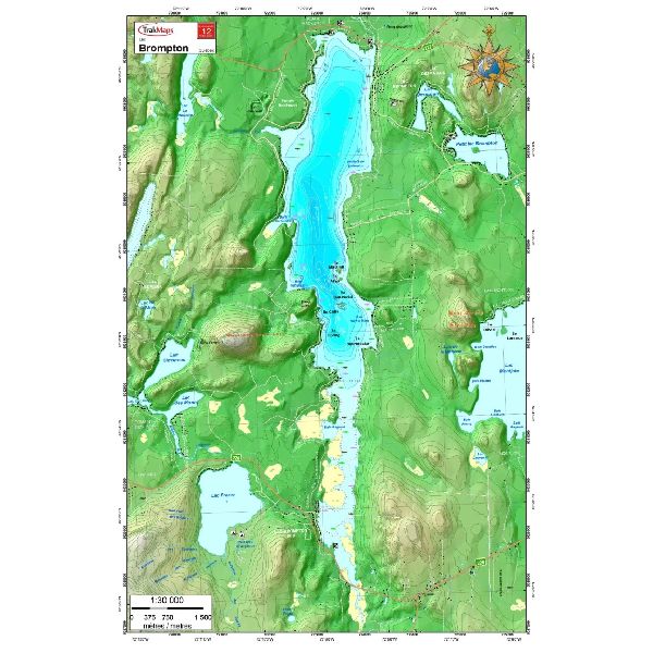Paper chart : Brompton Lake