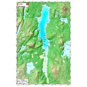 Carte Papier : Lac Brompton