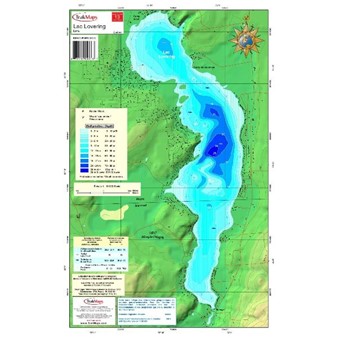 Paper chart : Lovering Lake
