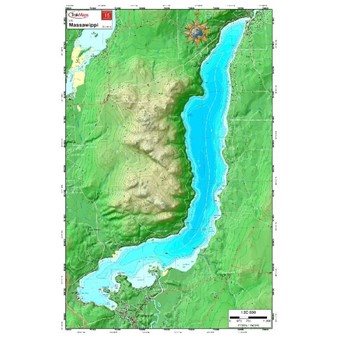 Paper chart : Massawippi Lake