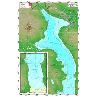 Paper chart : Mégantic Lake