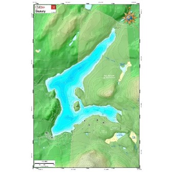 Carte Papier : Lac Stukely