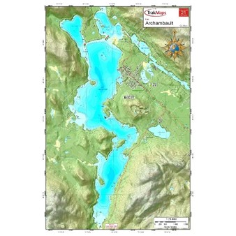 Paper chart : Archambault Lake