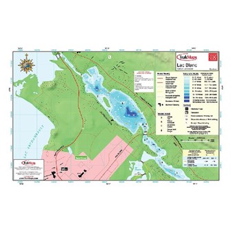 Paper chart : Blanc Lake