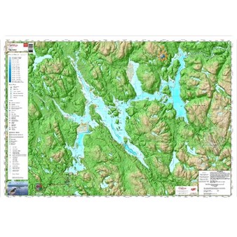 Carte Papier : Lac Taureau