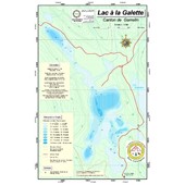 Paper chart : À la Galette Lake