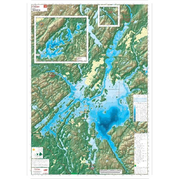 Paper chart : Baskatong Reservoir