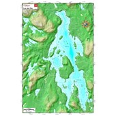 Paper chart : Lac-des-Îles Lake