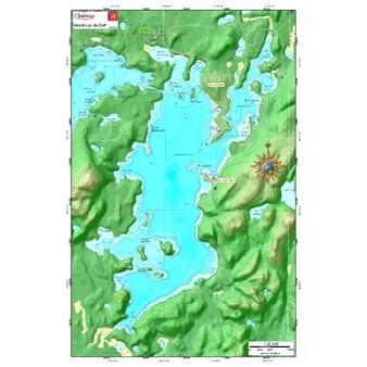 Paper chart : Grand Lac du Cerf Lake