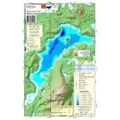 Paper chart : Petit Lac du Cerf Lake