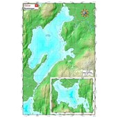 Carte Papier : Lacs Nominingues - Grand et Petit