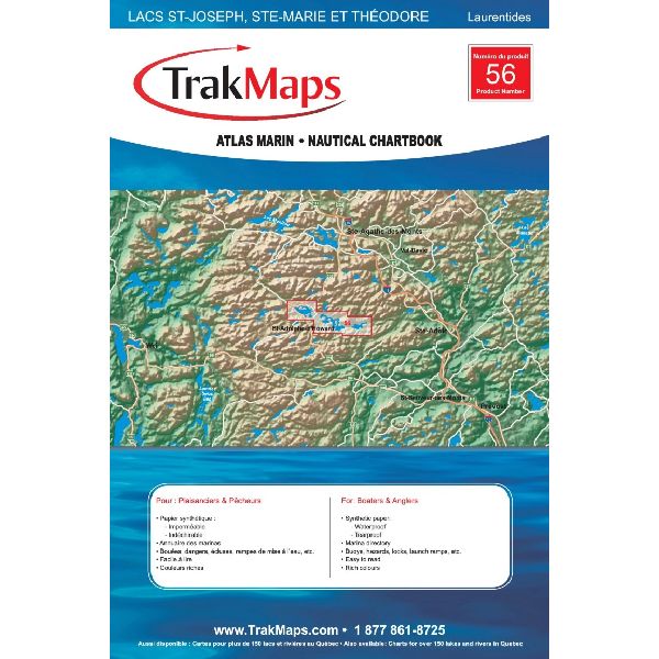 Paper Chartbook : St-Joseph Lake, Ste-Marie Lake and Théodore Lake