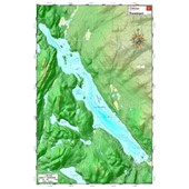 Paper chart : Tremblant Lake