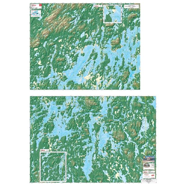 Paper chart : Gouin Reservoir West