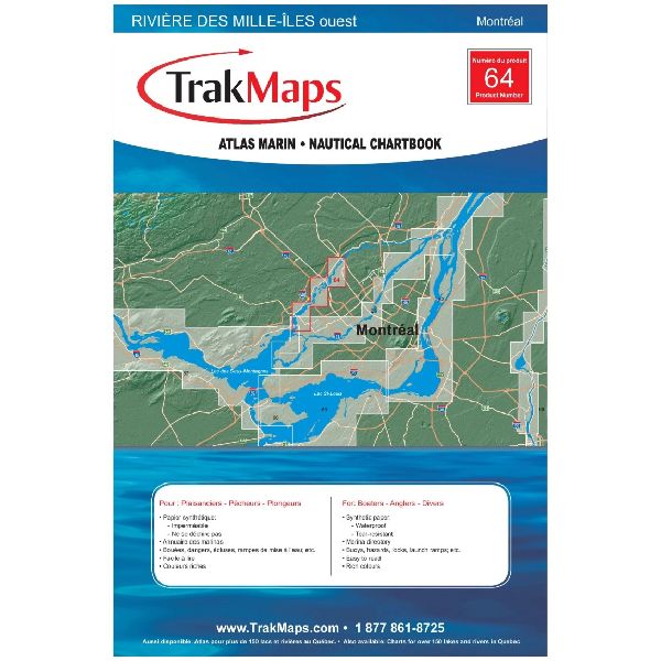 Paper Chartbook : Des Mille-Îles River - West