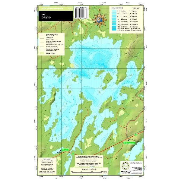 Paper chart : David Lake