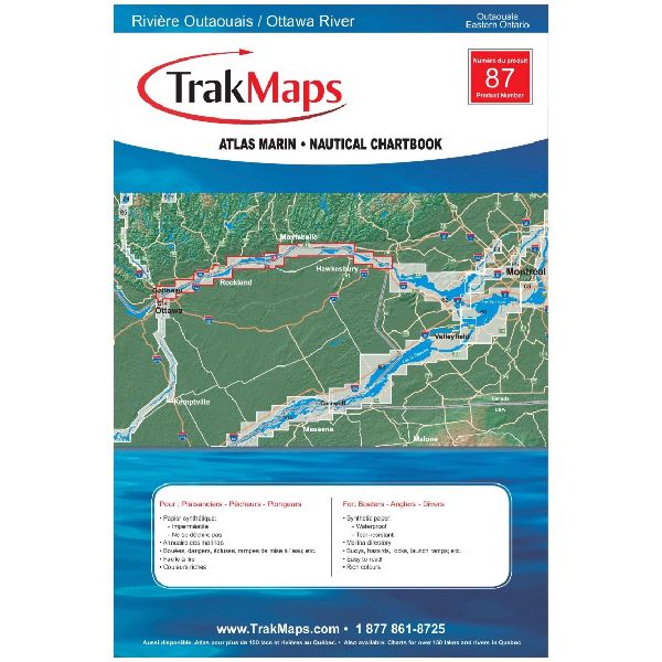 Paper Chartbook : Ottawa (Outaouais) River: Ottawa to Carillon