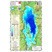 Carte Papier : Lacs Simon et Barrière