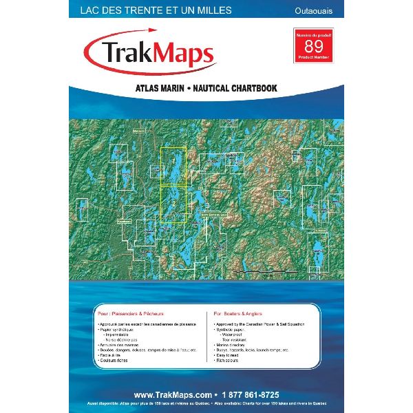 Paper Chartbook : Lake des Trente et un Milles