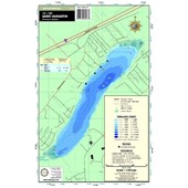 Paper chart : Lake Saint-Augustin