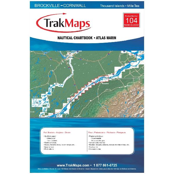 Paper Chartbook : Thousand Islands: Brockville to Cornwall