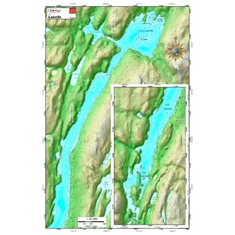 Paper chart : Labelle Lake
