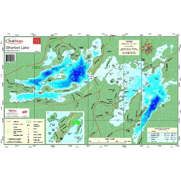 Paper chart : Sharbot Lake