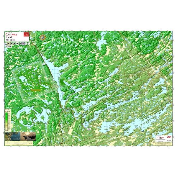 Paper chart : Land O'Lakes