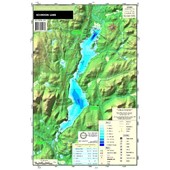 Carte Papier : Lac Schroon et la région du Adirondack