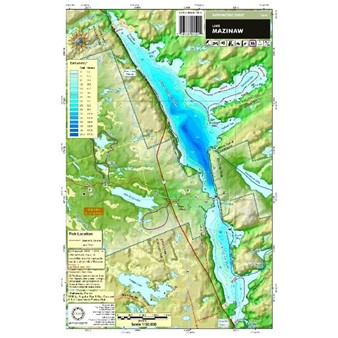 Paper chart : Mazinaw Lake