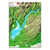 Carte Papier : Lac Great Sacandaga