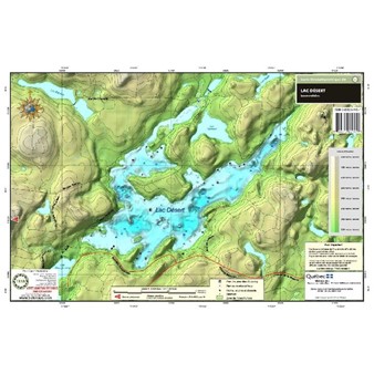 Paper chart : Désert Lake