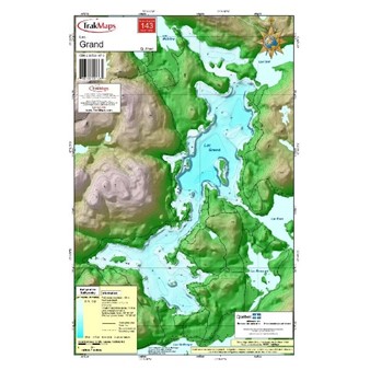 Carte Papier : Lac Grand
