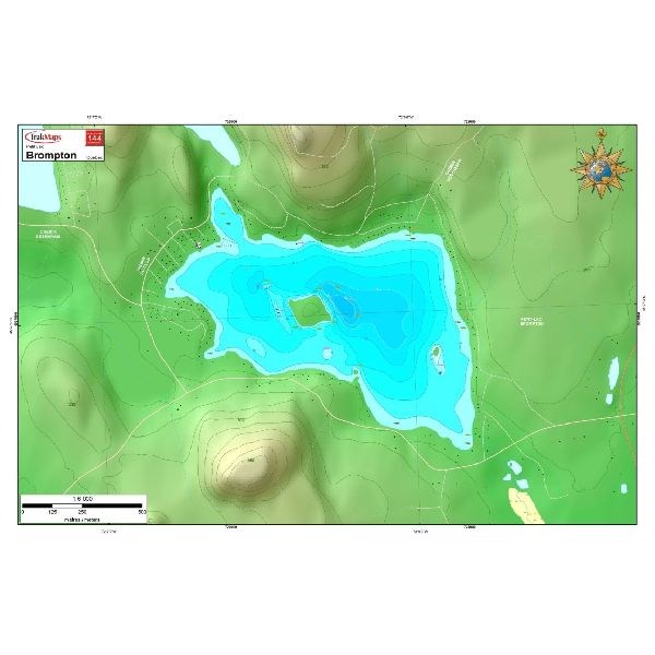 Paper chart : Petit Lac Brompton