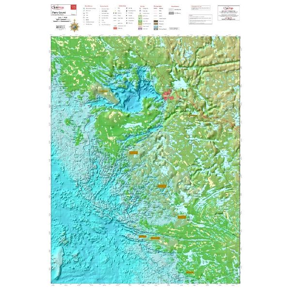 Paper chart : Georgian Bay: Parry Sound