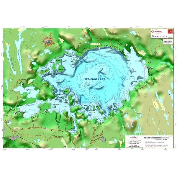 Paper chart : Skeleton Lake