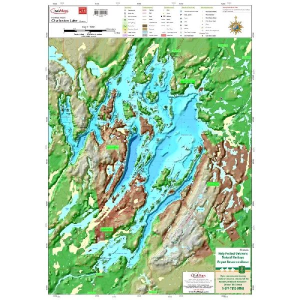 Paper chart : Charleston Lake