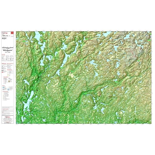 Paper chart : Haliburton Region: South