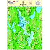 Carte Papier : Lacs Boshkung et Twelve Miles