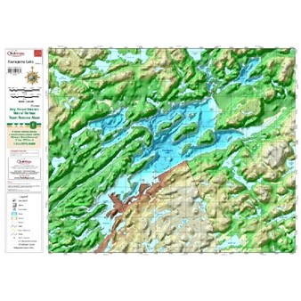 Paper chart : Kawagama Lake