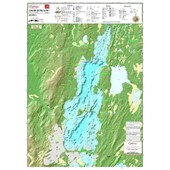 Carte Papier : Lac Couchiching