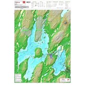 Carte Papier : Lacs Balsam et Cameron