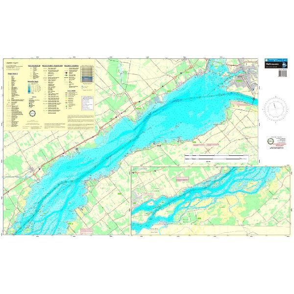 Carte Papier : Lac Saint-François